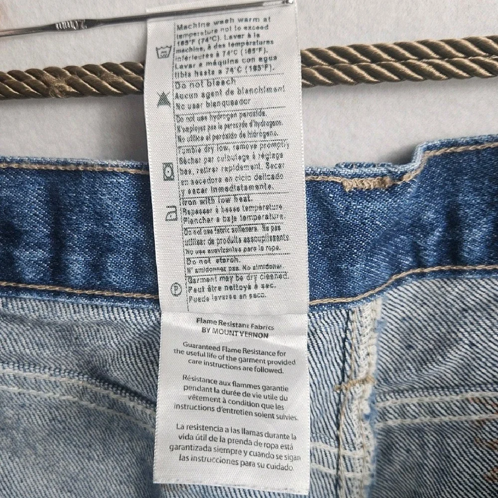 🔥 Carhartt FR Double Front Dungaree Jeans 🔥 - Picture 8 of 16